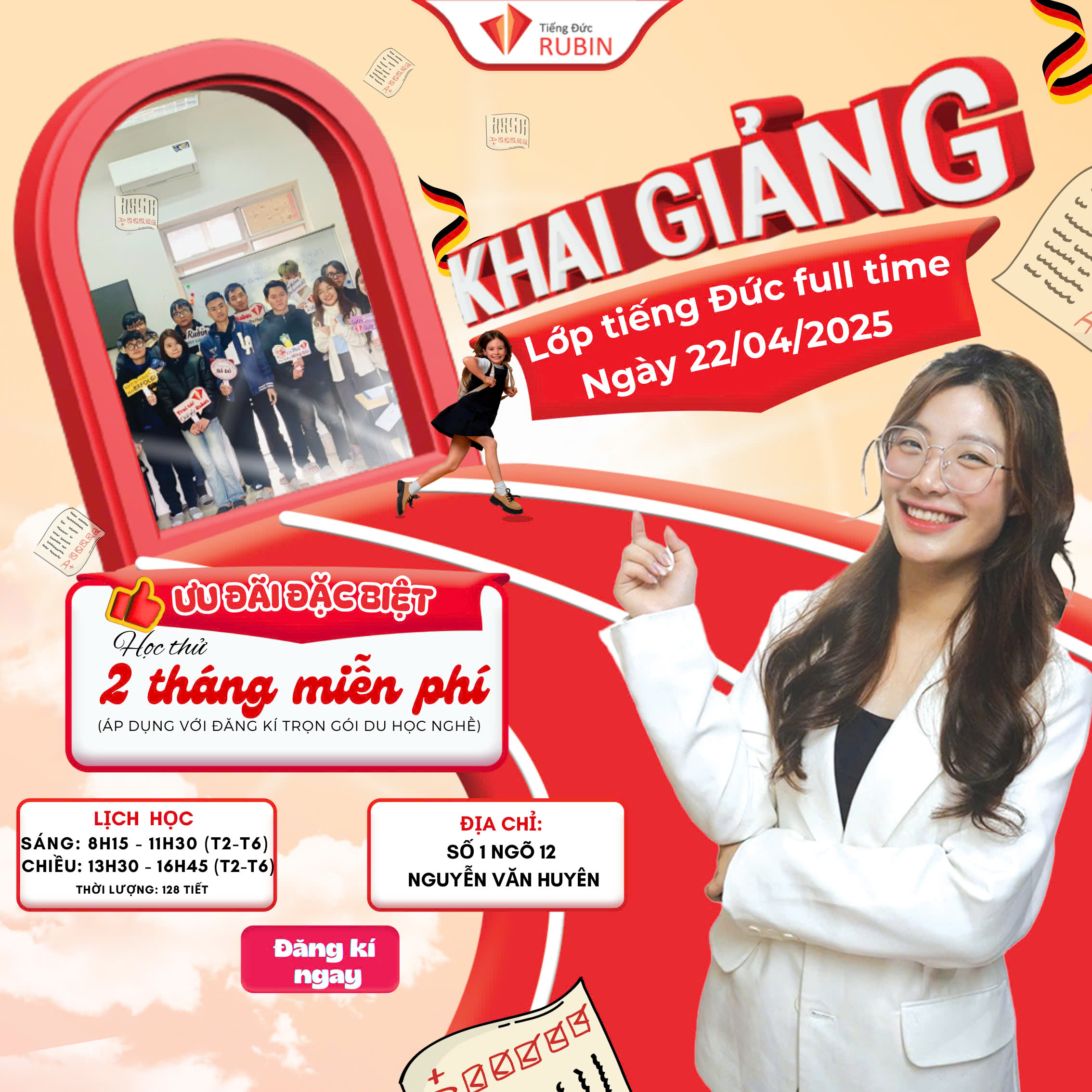 Lớp Tiếng Đức Vỡ Lòng A1.1